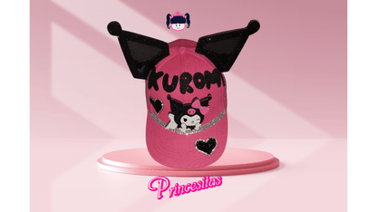 Gorra para niña de Kuromi diseño 2