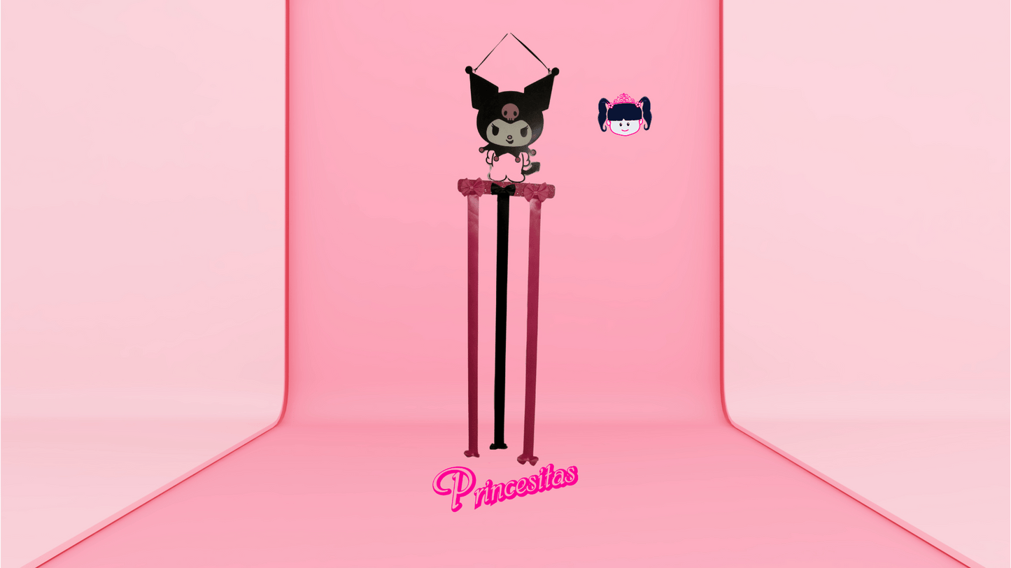 Portamoños de Kuromi MDF