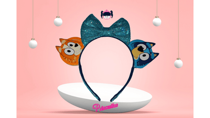 Diadema con orejas de Bluey y Bingo