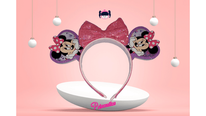 Diadema con orejas de Minnie Mouse