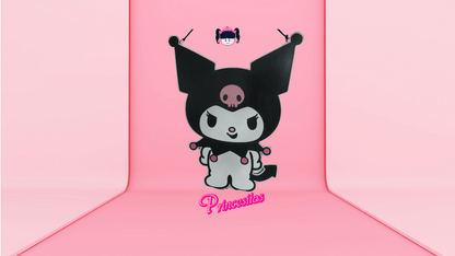 Portamoños de Kuromi MDF