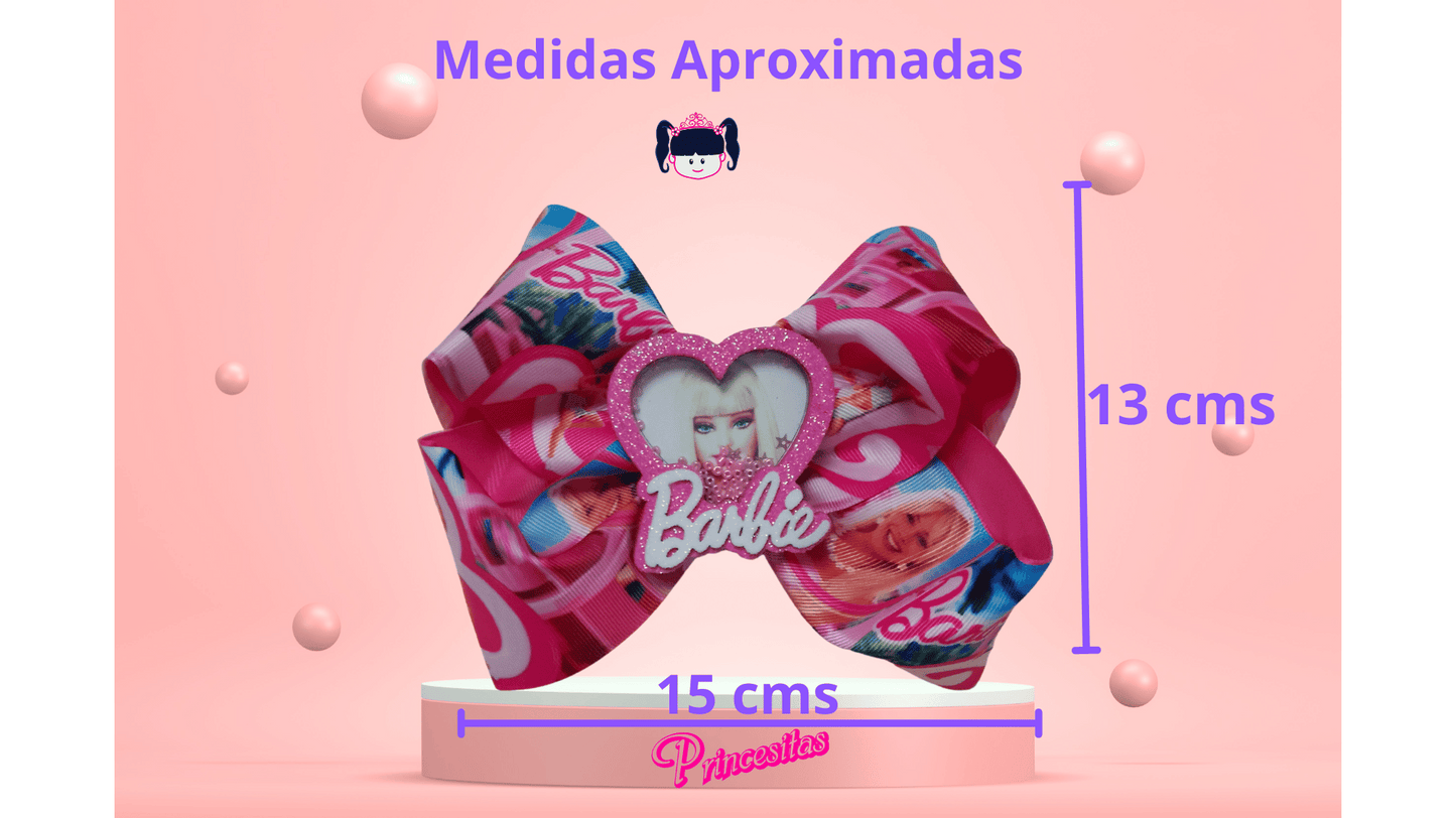 Moño grande de Barbie Rosa