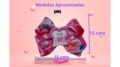 Moño grande de Barbie Rosa