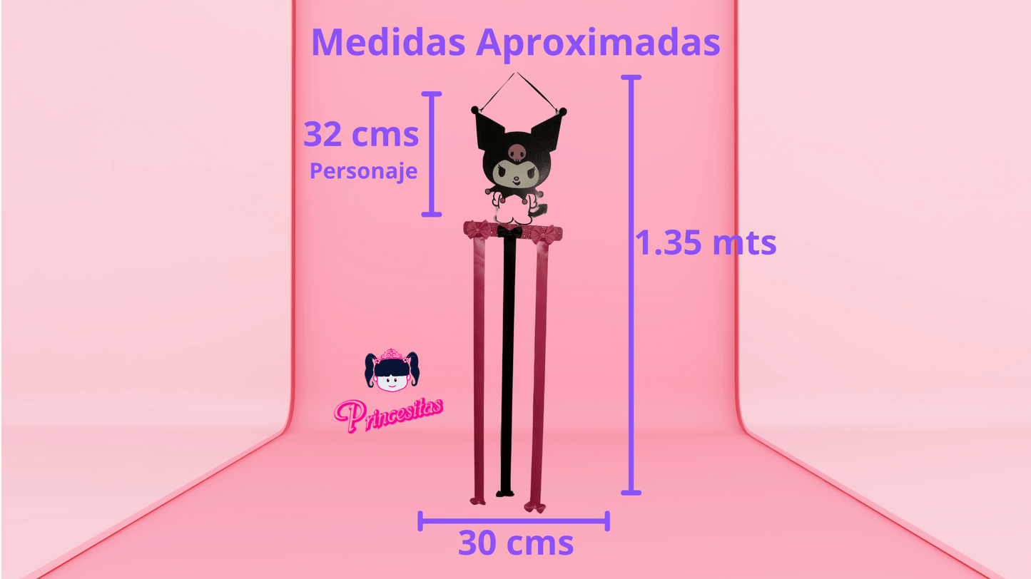 Portamoños de Kuromi MDF